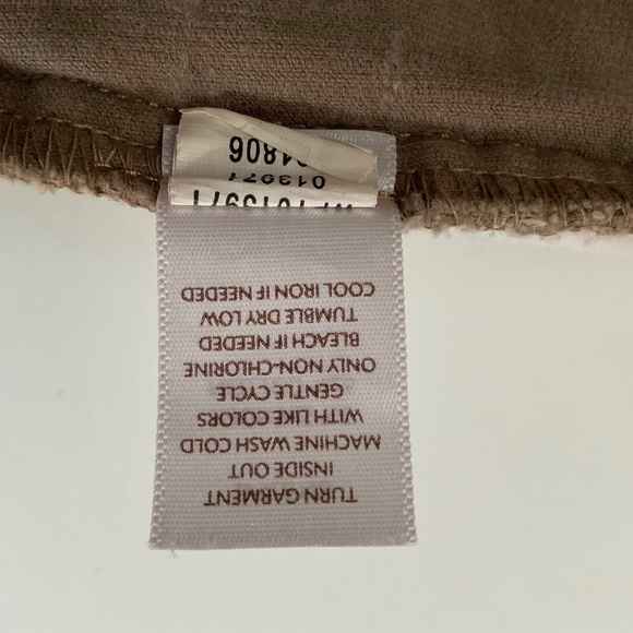J.Jill Corduroy Pants Sz 4 Brown Straight Leg Stretch Classic Capsule Preppy - Picture 11 of 12